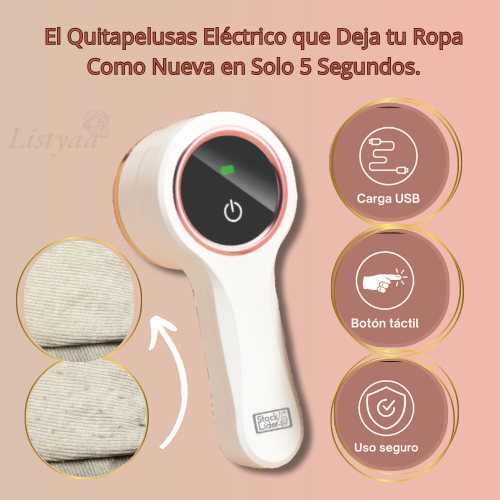 Quitapelusas eléctrico que renueva tu ropa en 5 segundo.