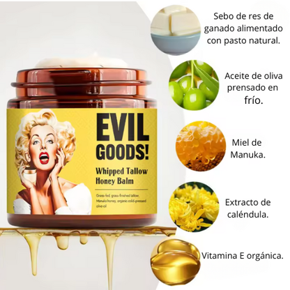 Crema Natural con Sebo de Res que Suaviza Estrías desde el Primer Día.