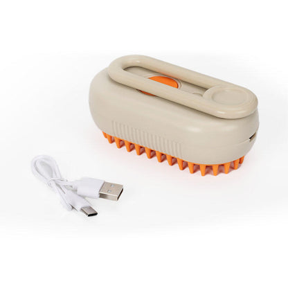 “Cepillo a vapor, transforma el baño de tu mascota en un spa”